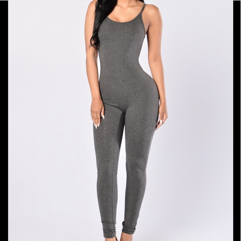 Dark grey Fashion Nova Jumpsuit